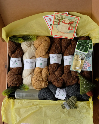 Набор для вязания "Лопапейса Снежнояодник" (размер M-L) Корица