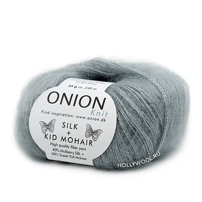 Onion Silk+Kid Mohair (3002/Серебро)