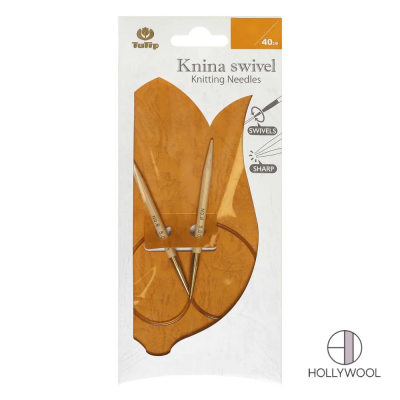40 см 3.00 мм спицы круговые "Knina Swivel" Tulip