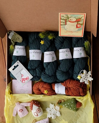 Набор для вязания "Лопапейса Самоцветы" (размер S-M) Хвойный