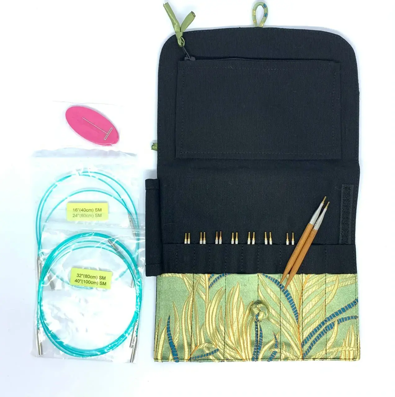 Набор съемных спиц 10 см Bamboo Premium Interchangeable HiyaHiya