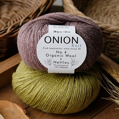 Пряжа Onion Organic Wool+Nettles №4