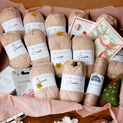 Набор для вязания "Свитер Сенсей" (размер S-M) Бежевый