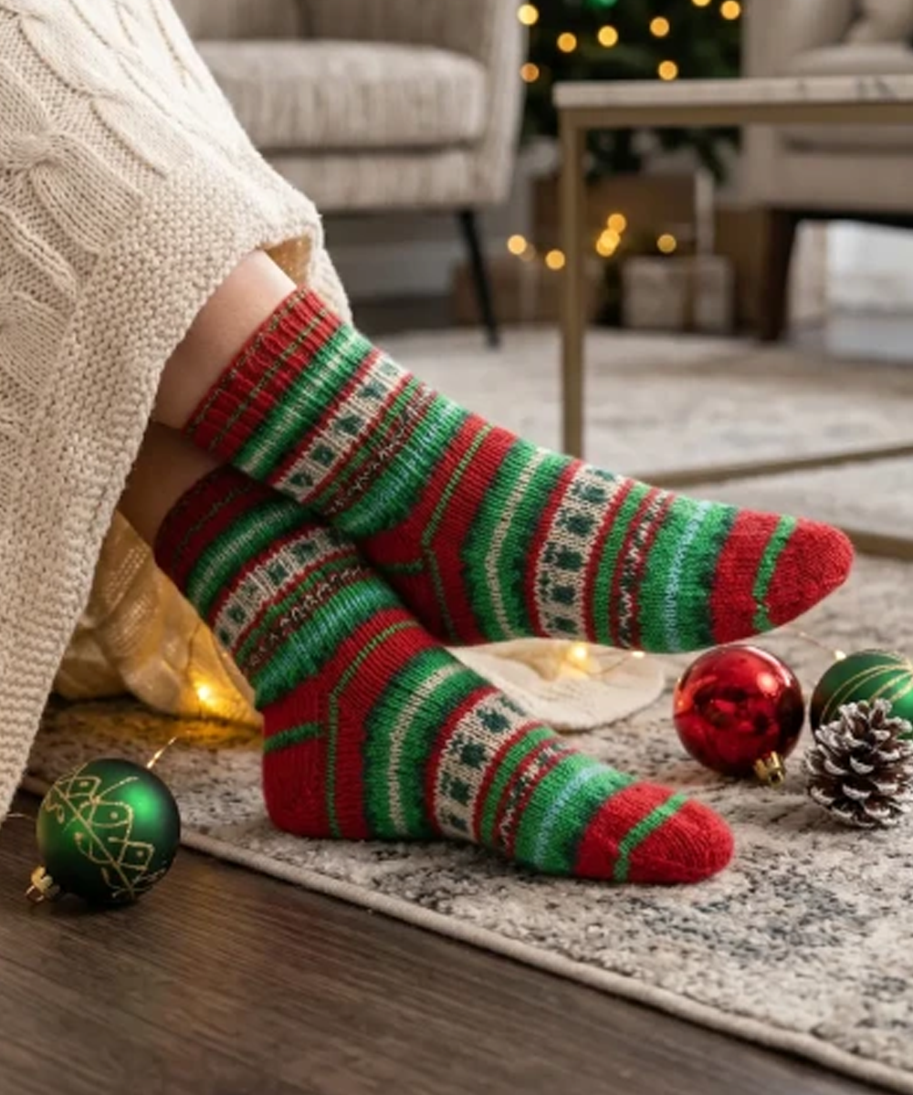 Пряжа Rellana Flotte Socke 4f. Christmas
