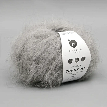 Aura Yarns Touch Me (002/Silver grey)