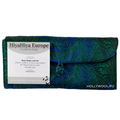 Набор круговых спиц Sharp Magic Loop HiyaHiya (павлин)