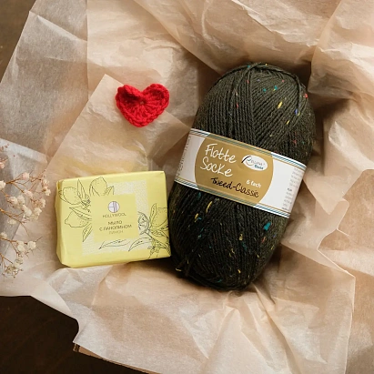 Набор для вязания "Носки  Calzini" Хаки