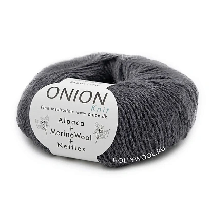 Onion Alpaca+Merino Wool+Nettles (1202/Темно-серый)