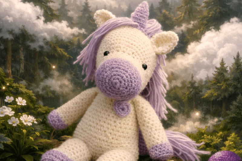Hollywool представляет: волшебные приключения единорога Долли Hardicraft