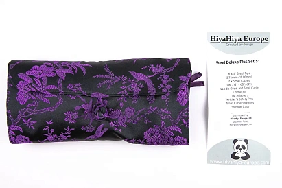 Набор съемных спиц 13 см Steel Deluxe Plus HiyaHiya (фиолетовый)