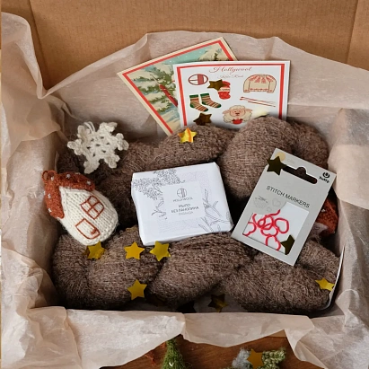 Набор для вязания "Жилет Boucle Vest" (размер S-L) Мишка Тедди