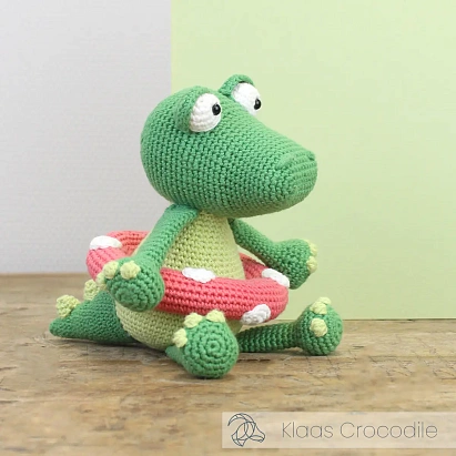 Набор для вязания игрушки крючком Klaas Crocodile Hardicraft Набор для вязания игрушки крючком Klaas Crocodile Hardicraft