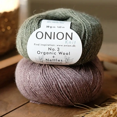 Пряжа Onion Organic Wool+Nettles №3