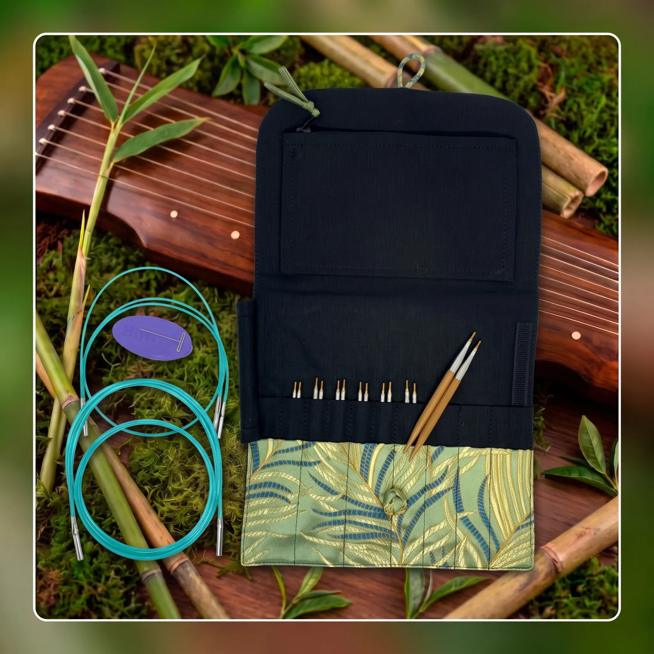 Набор съемных спиц 10 см Bamboo Standard Interchangeable HiyaHiya