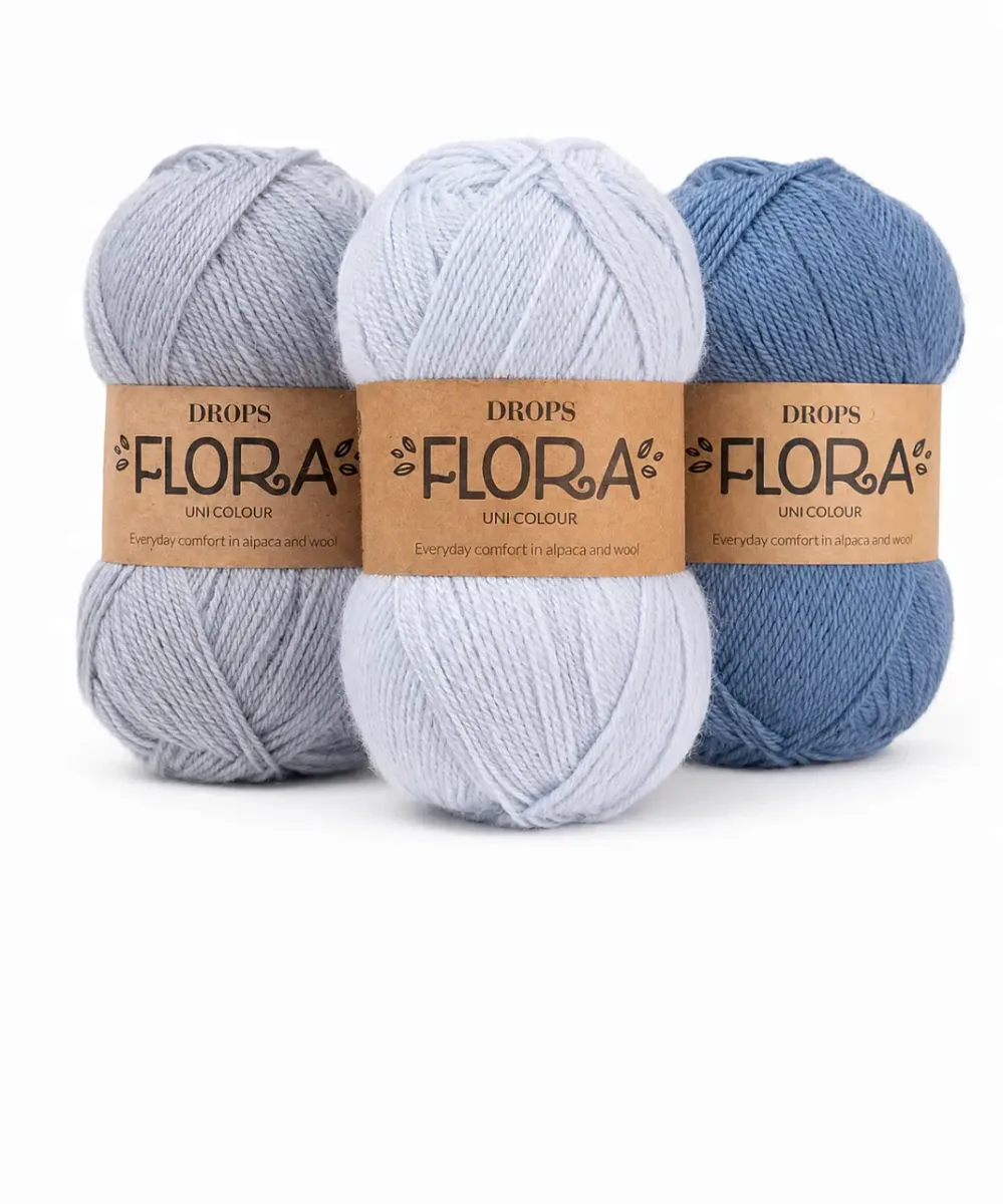 Пряжа Drops Flora MIX & UNI