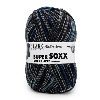 Lang Yarns Super Soxx Color 4ply (452/Нежный микс)