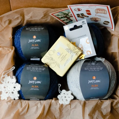 Набор для вязания "Лопапейса Руны" (размер S-M) Деним