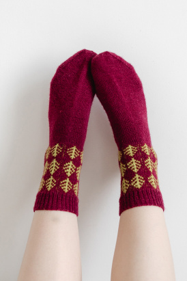 Описание Носки Праздничный жаккард - купить на Hollywool.ru