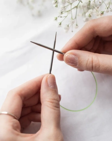 23 см круговые спицы Steel HiyaHiya - купить на Hollywool.ru