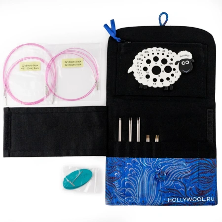 Набор ультратонких съемных спиц 10 и 13 см (Sock) HiyaHiya - купить на Hollywool.ru