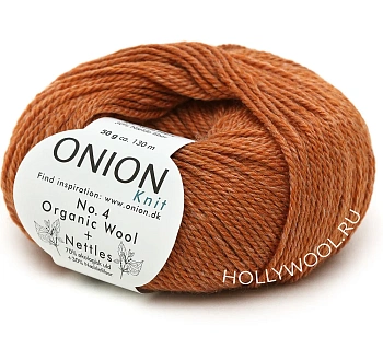 Onion Organic Wool+Nettles №4 (834/Медь) Onion Organic Wool+Nettles №4 (834/Медь)
