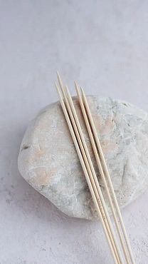 Спицы чулочные 20 см "Bamboo Knitting Needles" Tulip