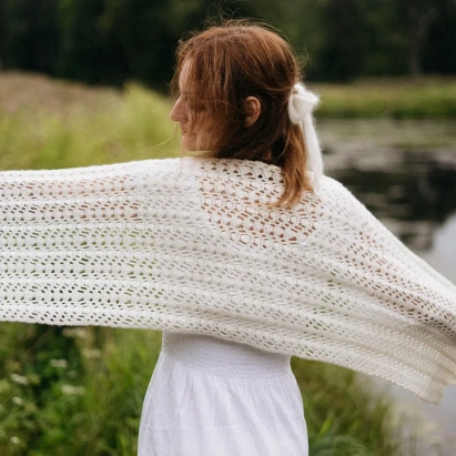 Описание Палантин Wave - купить на Hollywool.ru