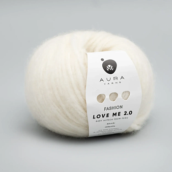Aura Yarns Love Me 2.0 (001/Cream) Aura Yarns Love Me 2.0 (001/Cream)