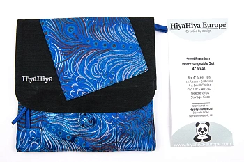 Набор съемных спиц 10 см Steel Premium Interchangeable HiyaHiya (синий) Набор съемных спиц 10 см Steel Premium Interchangeable HiyaHiya (синий)