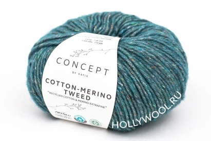 Пряжа Katia Concept Cotton-Merino Tweed - купить на Hollywool.ru