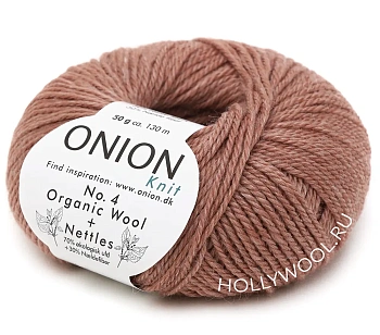Onion Organic Wool+Nettles №4 (830/Розовая пудра) Onion Organic Wool+Nettles №4 (830/Розовая пудра)