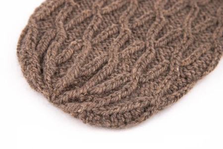 Шапка Stairway (коричневый) - купить на Hollywool.ru