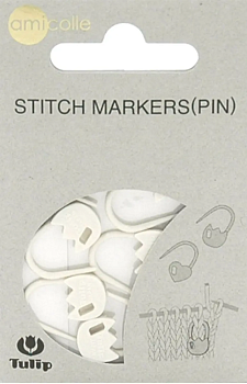 Маркер для вязания Тюльпан (Белый) Tulip