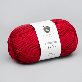 Aura Yarns Li Vi (012/Red tango) Aura Yarns Li Vi (012/Red tango)