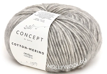 Katia Concept Cotton-Merino (106/Серебро) D