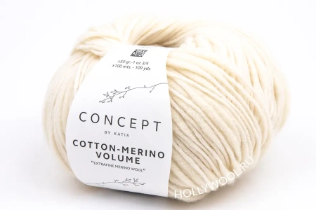 Пряжа Katia Concept Cotton-Merino Volume