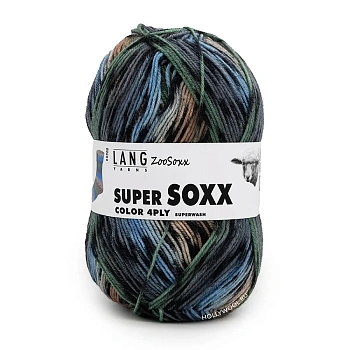 Lang Yarns Super Soxx Color 4ply (429/Носорог)