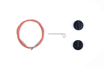 50 см розовая леска для съемных спиц Lykke