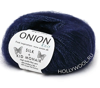 Onion Silk+Kid Mohair (3011/Королевский синий) Onion Silk+Kid Mohair (3011/Королевский синий)