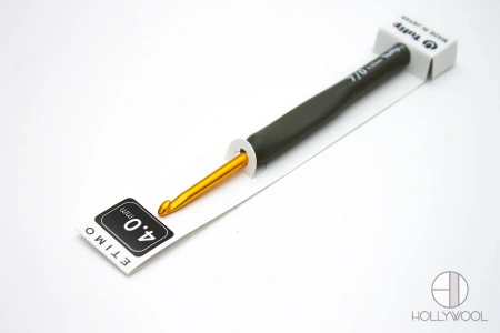 Крючок для вязания с ручкой "ETIMO" Tulip - купить на Hollywool.ru