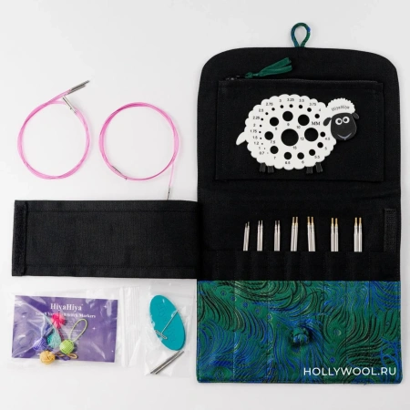 Набор ультратонких съемных спиц 13 см Ultimate Interchangeable Sock Set HiyaHiya