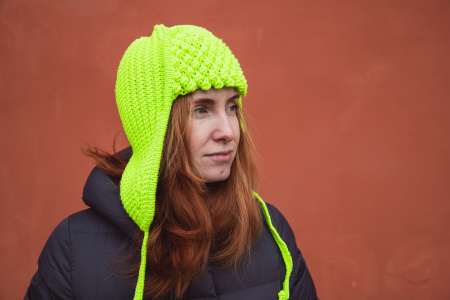 Ушанка L’ouchanka (неон) - купить на Hollywool.ru