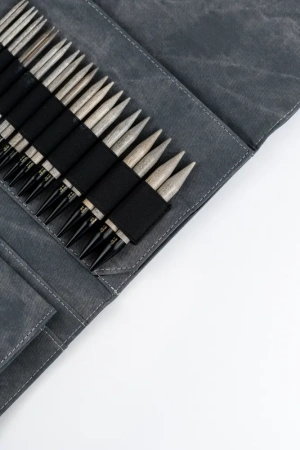 Набор съемных спиц 12 см 12 пар Driftwood Grey Lykke - купить на Hollywool.ru