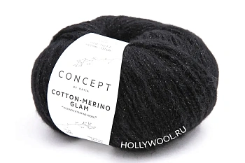 Katia Concept Cotton-Merino Glam (306/Черный бриллиант) D Katia Concept Cotton-Merino Glam (306/Черный бриллиант) D
