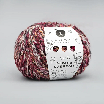 Aura Yarns Alpaca Carnival (005/Beet salad) Aura Yarns Alpaca Carnival (005/Beet salad)