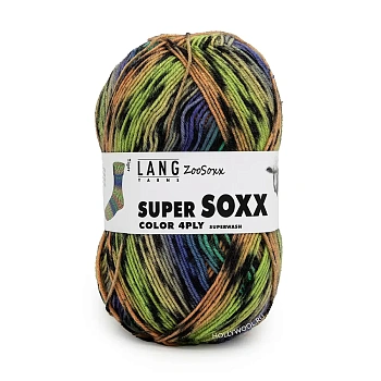 Lang Yarns Super Soxx Color 4ply (425/Тигр)