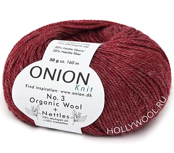 Onion Organic Wool+Nettles №3 (1108/Ягодный джем) Onion Organic Wool+Nettles №3 (1108/Ягодный джем)