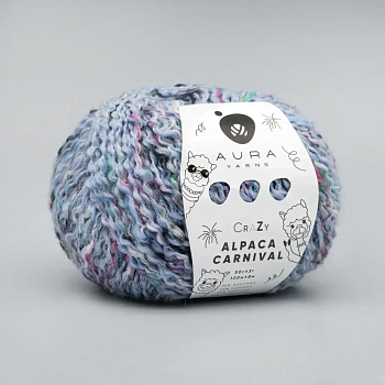 Aura Yarns Alpaca Carnival (003/Blue lake) Aura Yarns Alpaca Carnival (003/Blue lake)