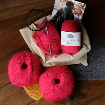 Набор для вязания "Шарф с кисточками" - барби