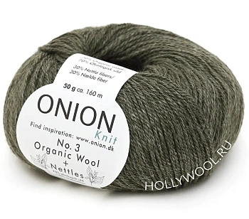 Onion Organic Wool+Nettles №3 (1124/Хаки) Onion Organic Wool+Nettles №3 (1124/Хаки)
